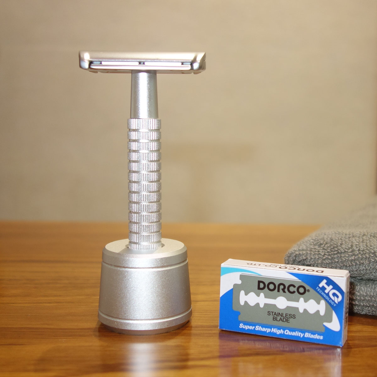 Men'S Grooming Day - มีดโกนหนวดสองคม iRAZOR สำหรับผู้ชาย แบบเปียก ใช้ด้วยมือ พร้อมใบมีด