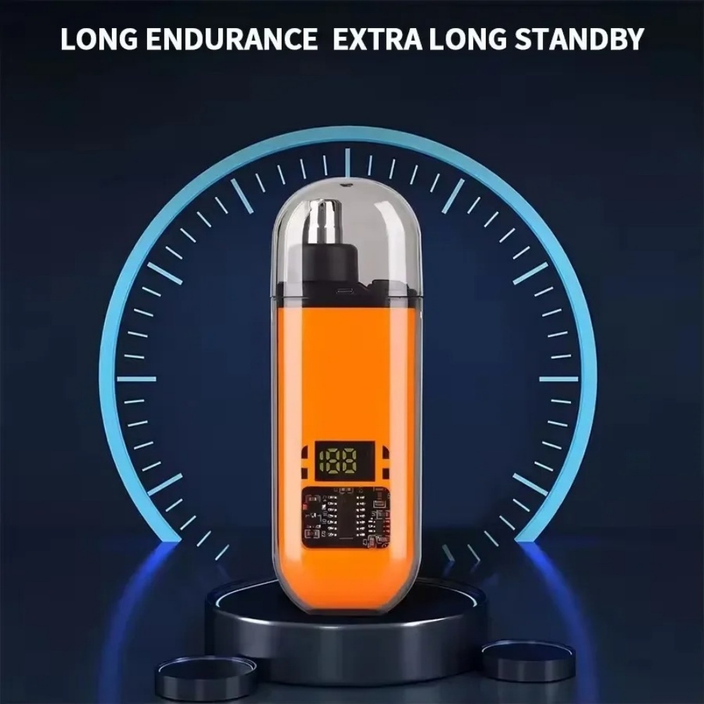 Nose Hair Trimmer - เครื่องตัดขนจมูกไฟฟ้าแบบพกพาขนาดเล็กสำหรับผู้ชาย ชาร์จผ่าน USB ใช้ได้กับเครื่องตัดขนหูและจมูก