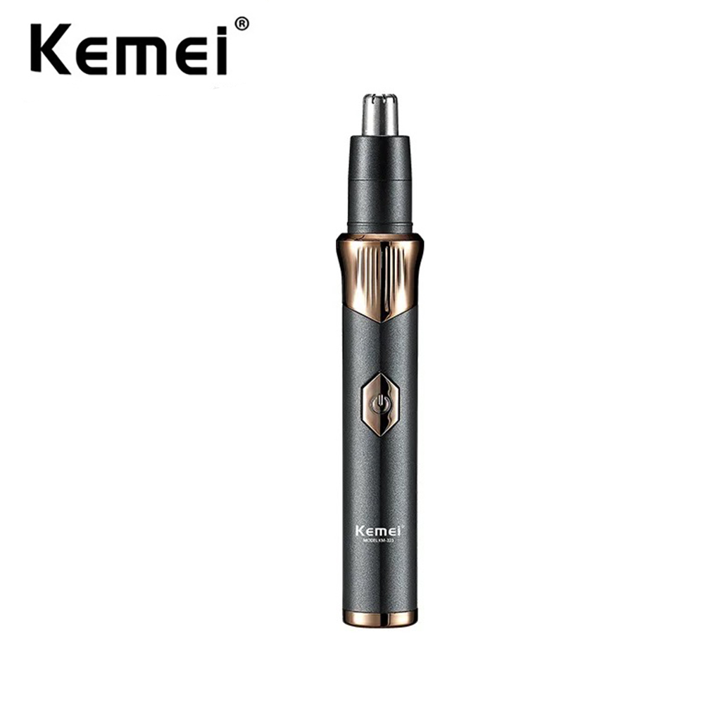 Nose Hair Trimmer - Kemei เครื่องตัดขนหูและจมูกไฟฟ้าแบบชาร์จไฟได้ ที่กันขนคิ้วแบบมืออาชีพไม่เจ็บสำหรับผู้ชายและผู้หญิง TYPE-C ชาร์จเร็ว