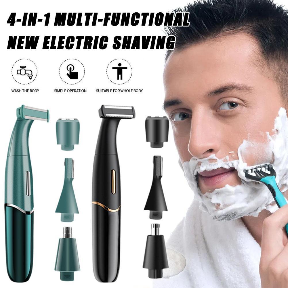 Men'S Grooming Eyebrow Trimming - เครื่องโกนหนวดไฟฟ้า 3 in 1 สำหรับผู้ชาย เครื่องตัดแต่งหนวดเครา