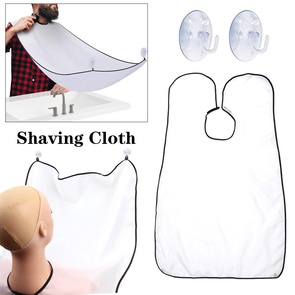 Men'S Grooming Set - Non-Stick Beard Cape Groomingผ้าสีดําเคราตัดCapeสําหรับชาย 1Pcs Beard