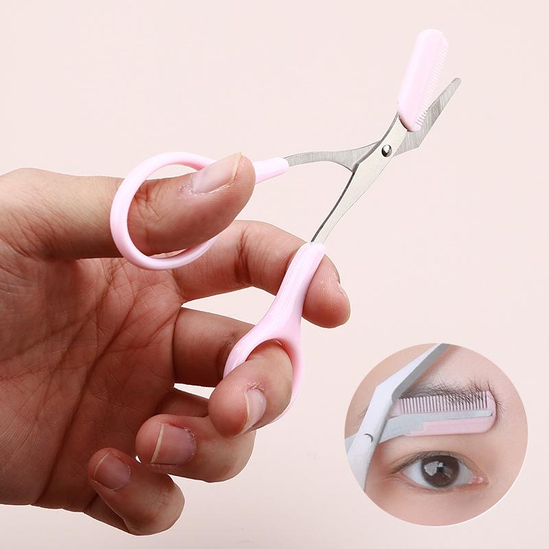 Men'S Grooming Eyebrow Trimming - เครื่องเล็มขนคิ้วสแตนเลสสำหรับผู้หญิงและผู้ชาย พร้อมตัวป้องกันความปลอดภัย ใช้งานง่าย แม่นยำ สำหรับการตกแต่งและเล็มขนคิ้วที่บ้าน