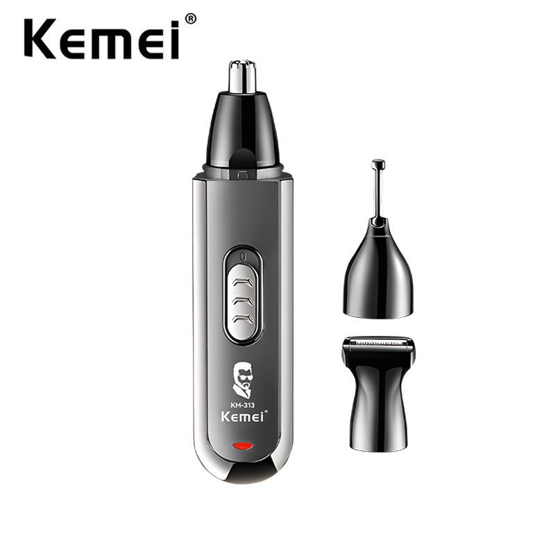 Nose Hair Trimmer - Kemei เครื่องเล็มขนหูและจมูกอเนกประสงค์ เครื่องเล็มขนบนใบหน้า TYPE-C ตัดแต่งขนตามร่างกายชาร์จไฟได้ USB
