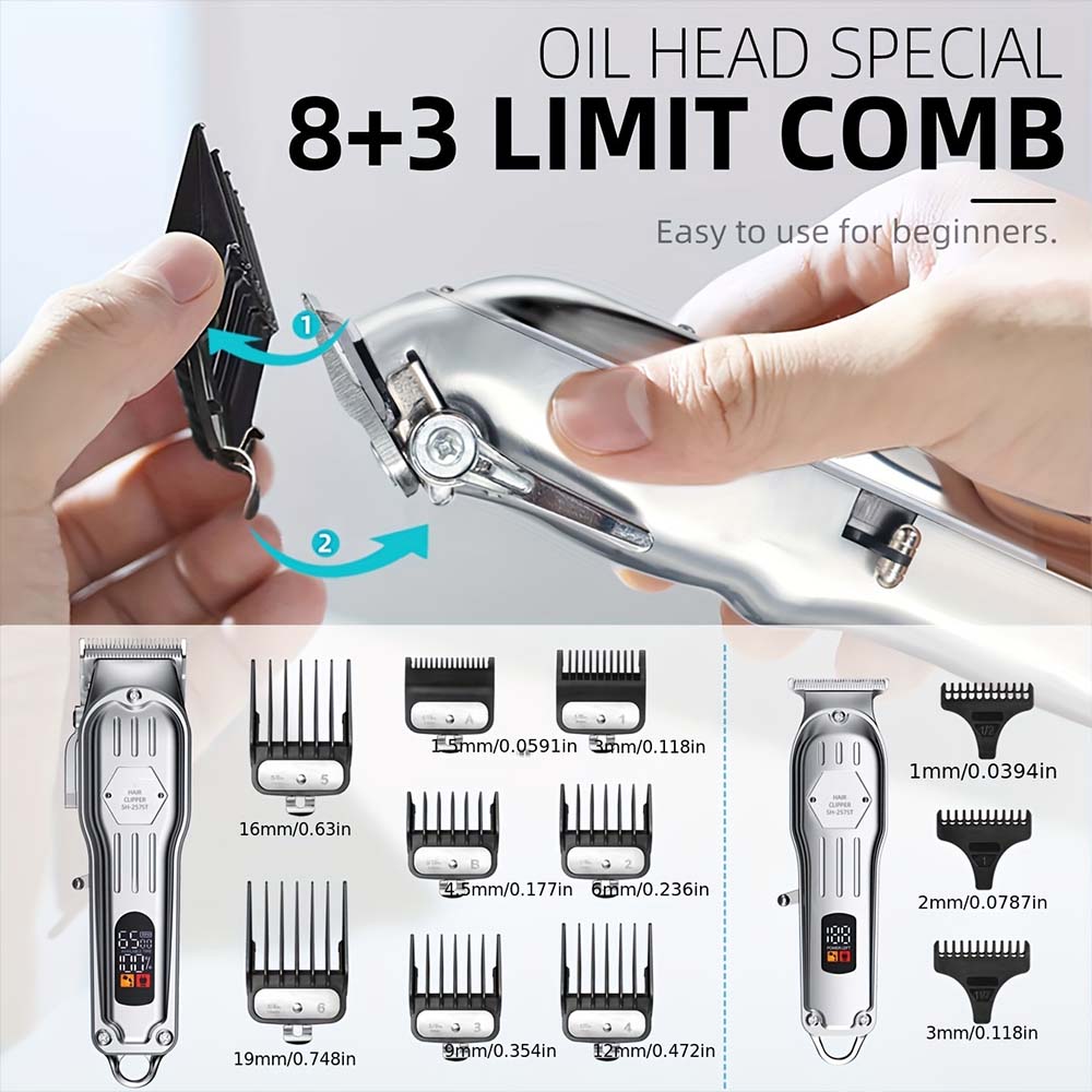 ชุดเครื่องตัดผมและเครื่องเล็มข - Men'S Grooming Set บทวิจารณ์และราคา