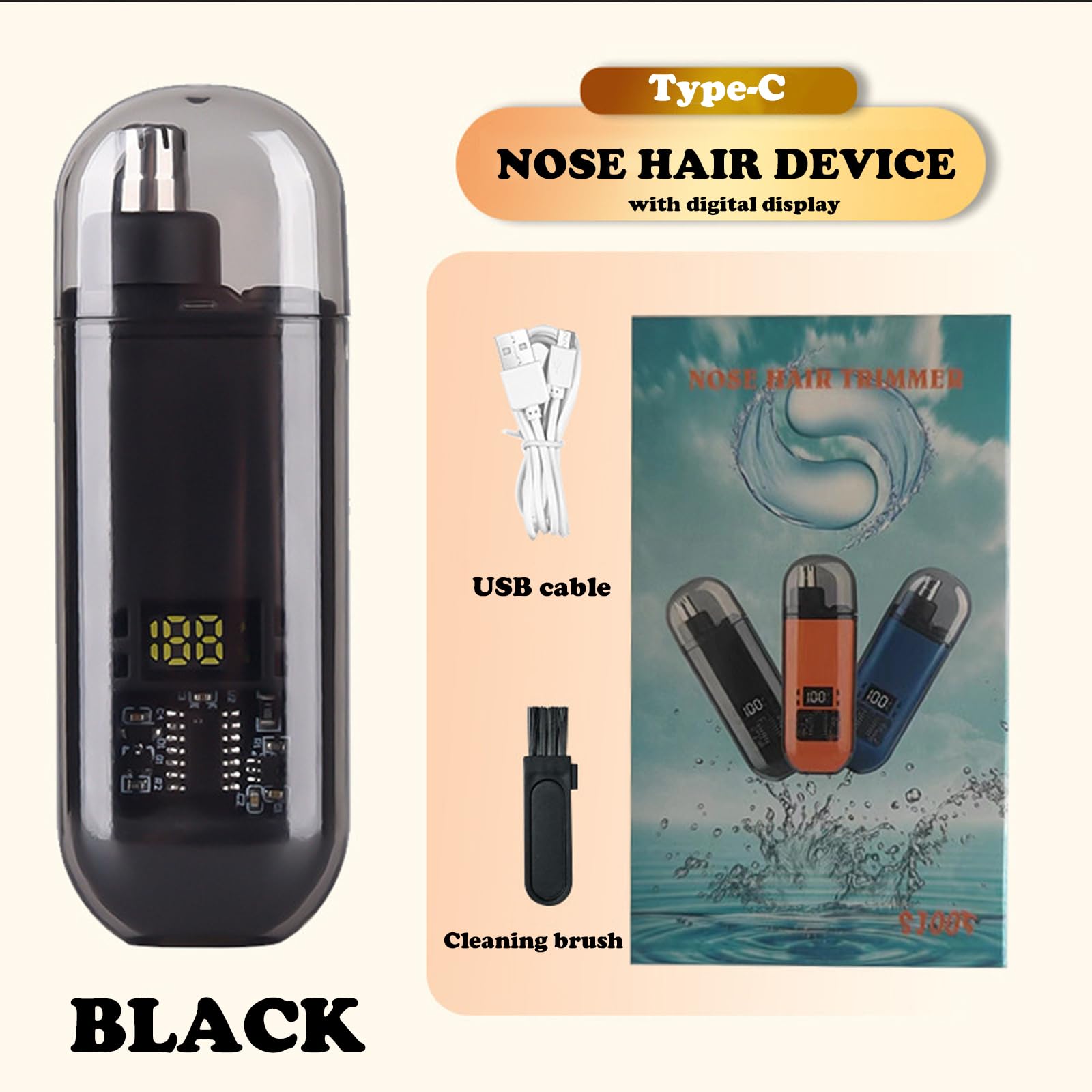 เครื่องตัดขนจมูกและหูแบบชาร์จ  - Nose Hair Trimmer บทวิจารณ์และราคา