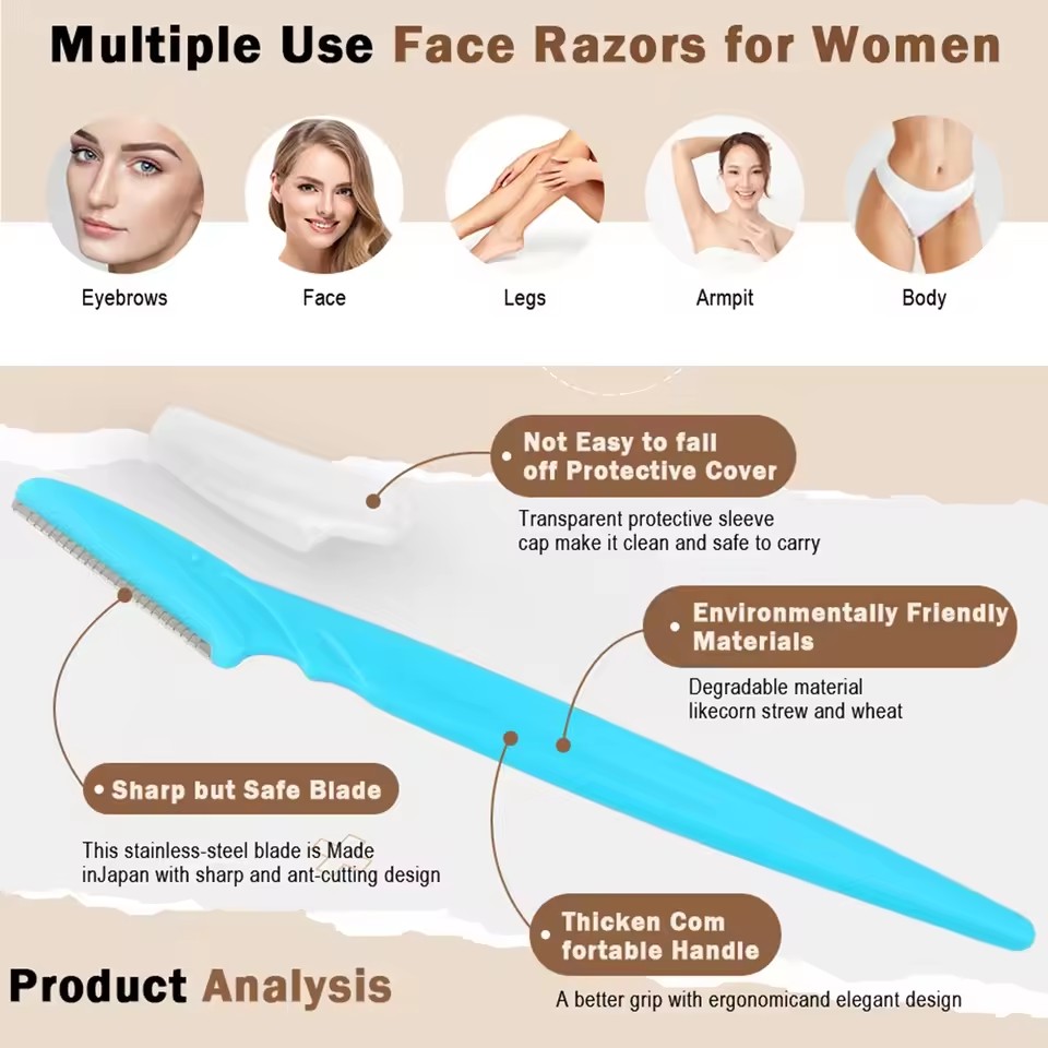 5/10/30/40 ชิ้นมีดโกนคิ้วและมี - Men'S Grooming Razor บทวิจารณ์และราคา