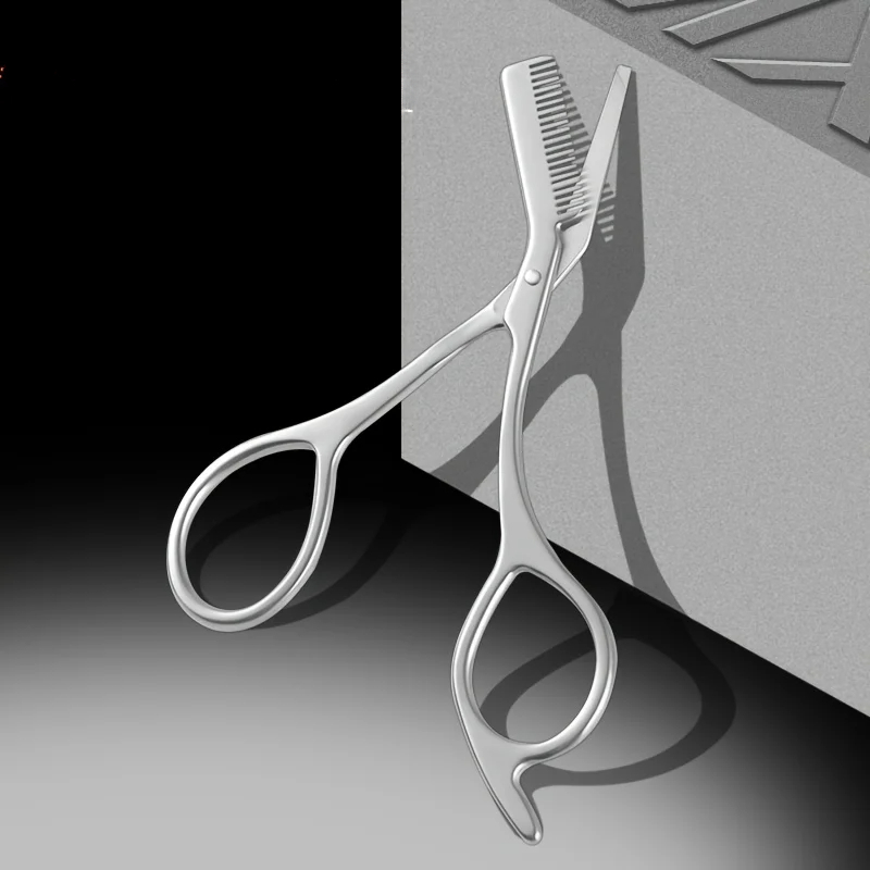 กรรไกรตัดแต่งคิ้วสแตนเลสพร้อมห - Men'S Grooming Eyebrow Trimming บทวิจารณ์และราคา