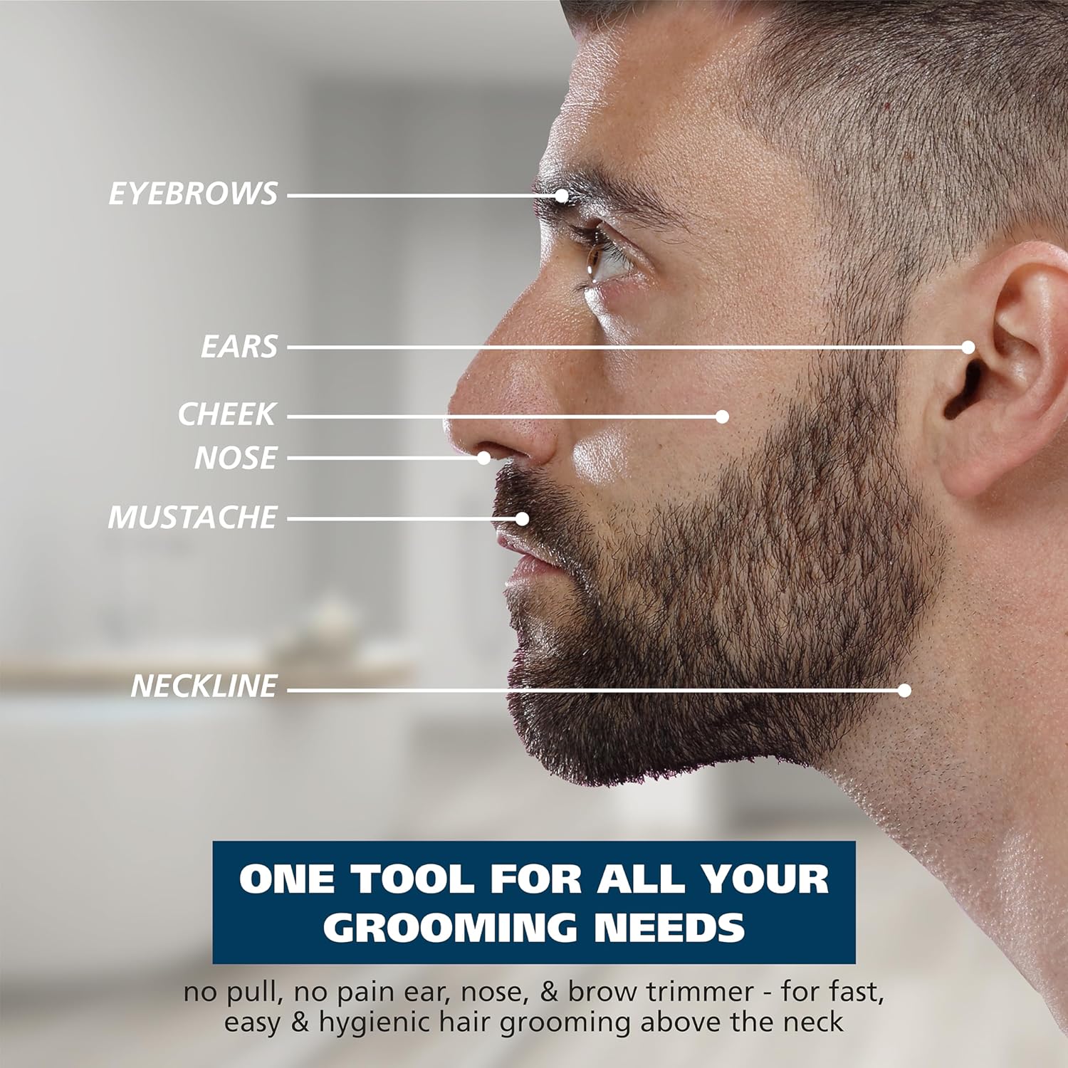VGR ล้างทําความสะอาดได้จมูกผม  - Nose Hair Trimmer บทวิจารณ์และราคา