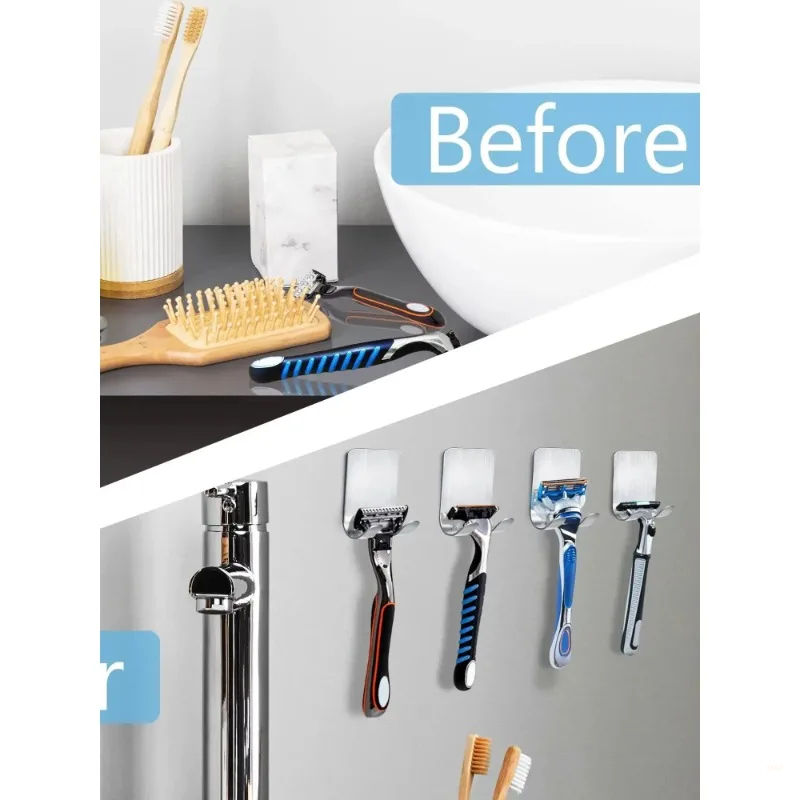 2 ชิ้นผู้ถือมีดโกนสแตนเลสผู้ชา - Men'S Grooming Razor บทวิจารณ์และราคา