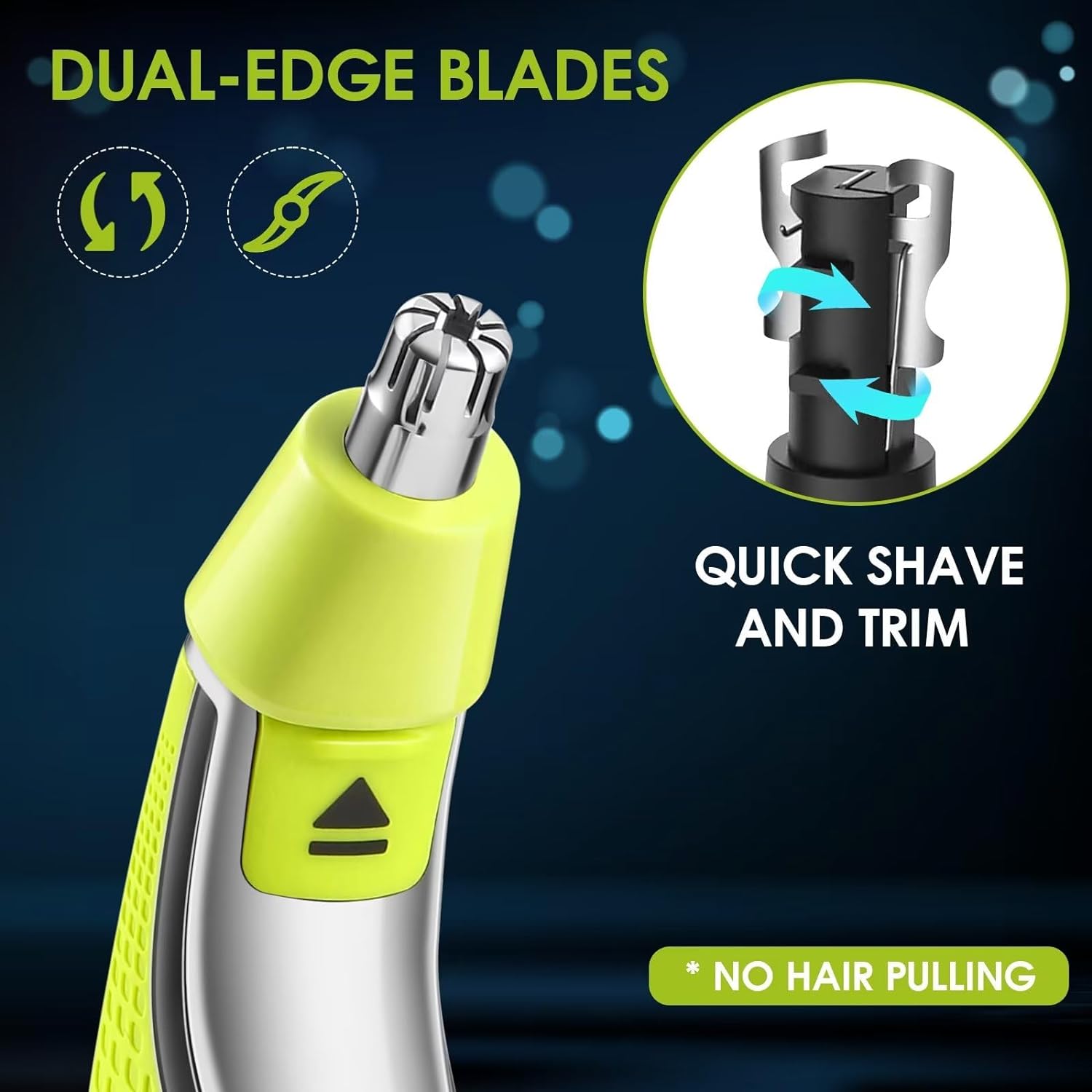 YUKU ผมจมูก Trimmer เปลี่ยนใบม - Nose Hair Trimmer บทวิจารณ์และราคา