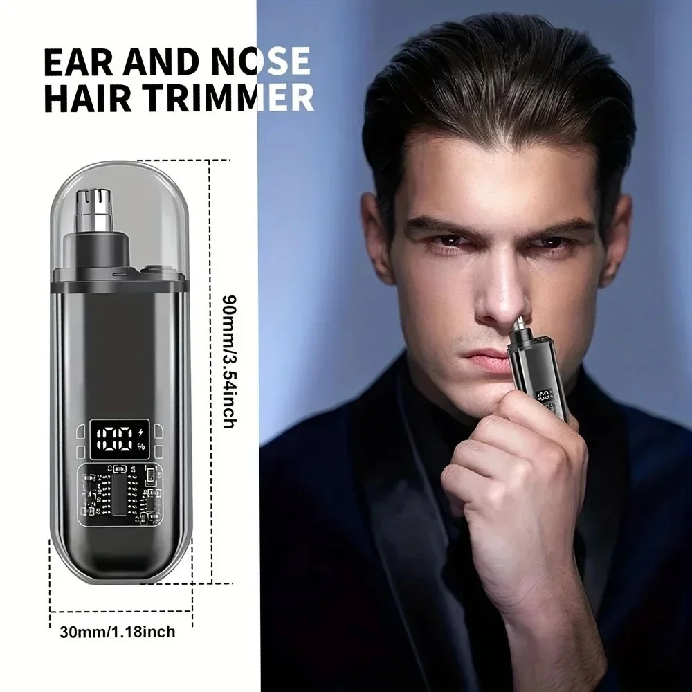 เครื่องตัดขนจมูกไฟฟ้าแบบพกพาขน - Nose Hair Trimmer บทวิจารณ์และราคา