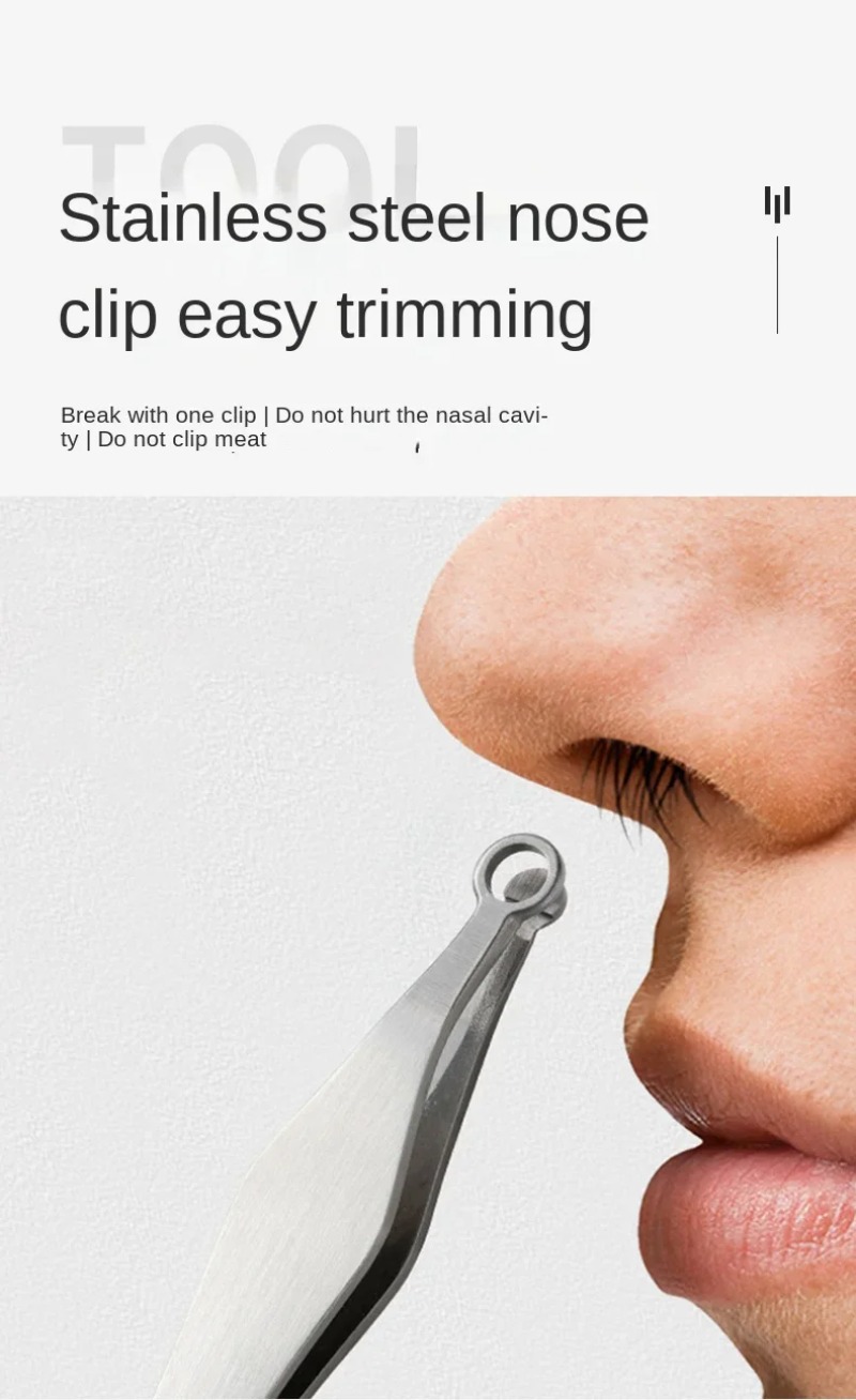 แหนบตัดขนจมูกสแตนเลสแบบมืออาชี - Men'S Grooming Eyebrow Trimming บทวิจารณ์และราคา