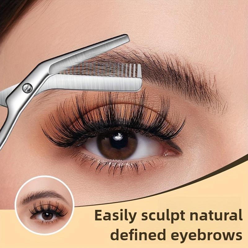 กรรไกรตัดคิ้วสแตนเลสพร้อมหวีสำ - Men'S Grooming Eyebrow Trimming บทวิจารณ์และราคา