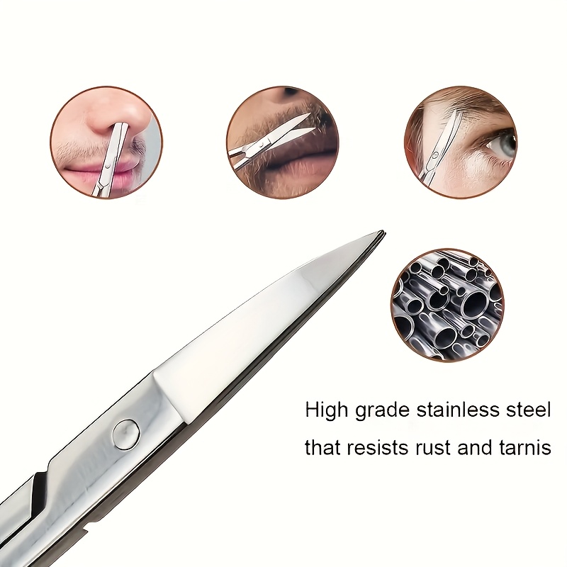 กรรไกรตัดขนใบหน้าขนาดเล็ก 1/3  - Men'S Grooming Eyebrow Trimming บทวิจารณ์และราคา