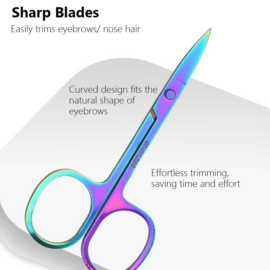 กรรไกรตัดขนบนใบหน้าขนาดเล็กสำห - Men'S Grooming Eyebrow Trimming บทวิจารณ์และราคา