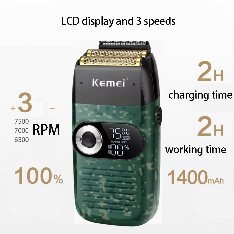 Original Kemei KM-2026 KM-2027 - Men'S Grooming Razor บทวิจารณ์และราคา